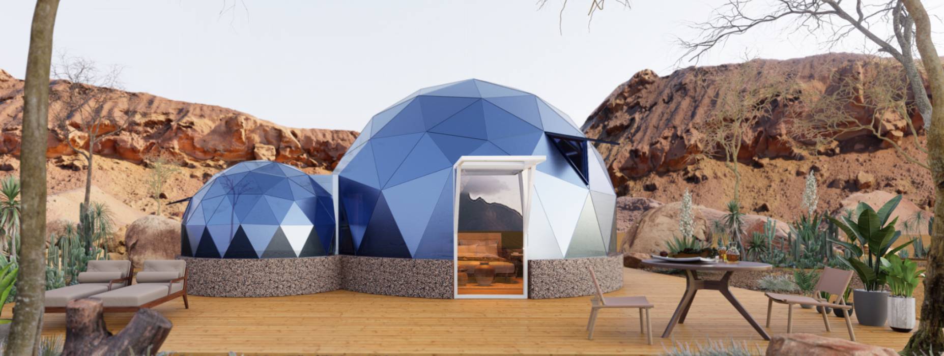 黄山球形智能光伏玻璃星空房